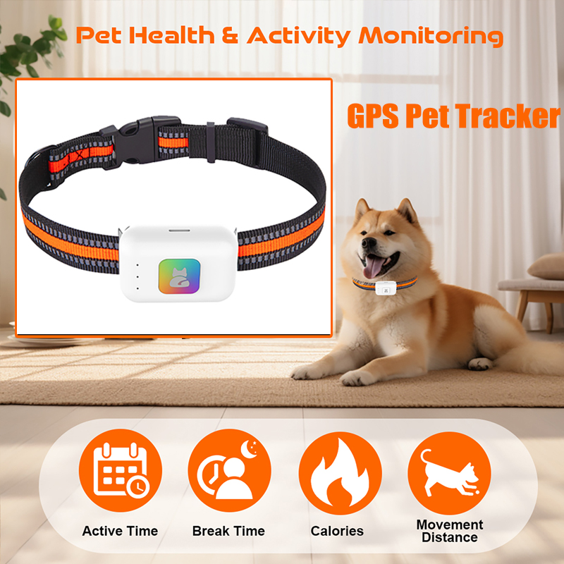Pet Gps Tracker Collar - Huisdier GPS AGPS Tracking Device 4G