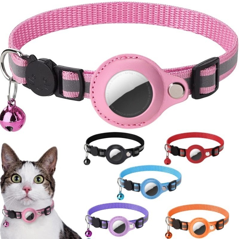 Pet Gps Tracker Collar - Voor Apple Airtag Case Kattenhalsband Met