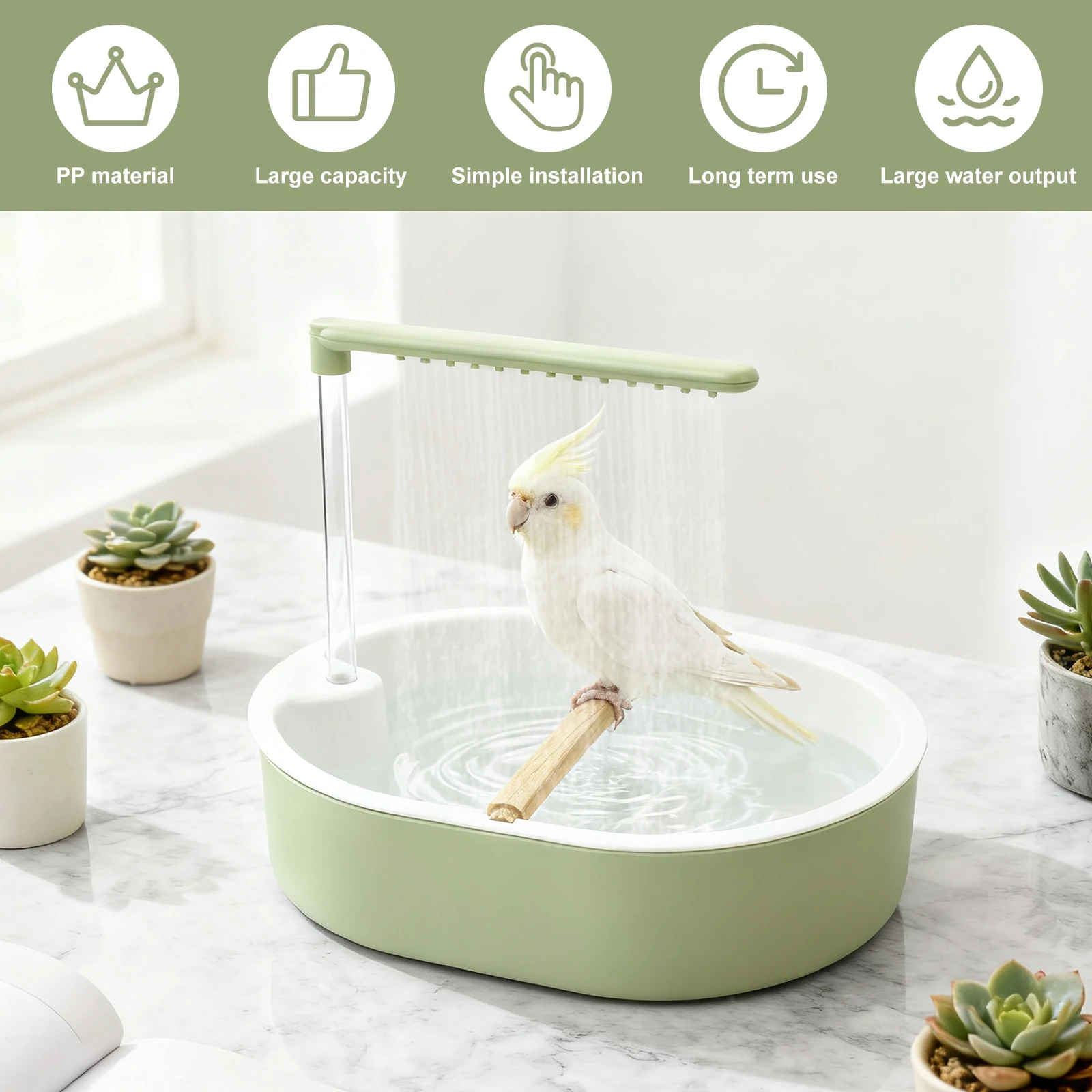 Parrot Automatische Vogelbadku - Pet Supplies Plus recensie en prijs