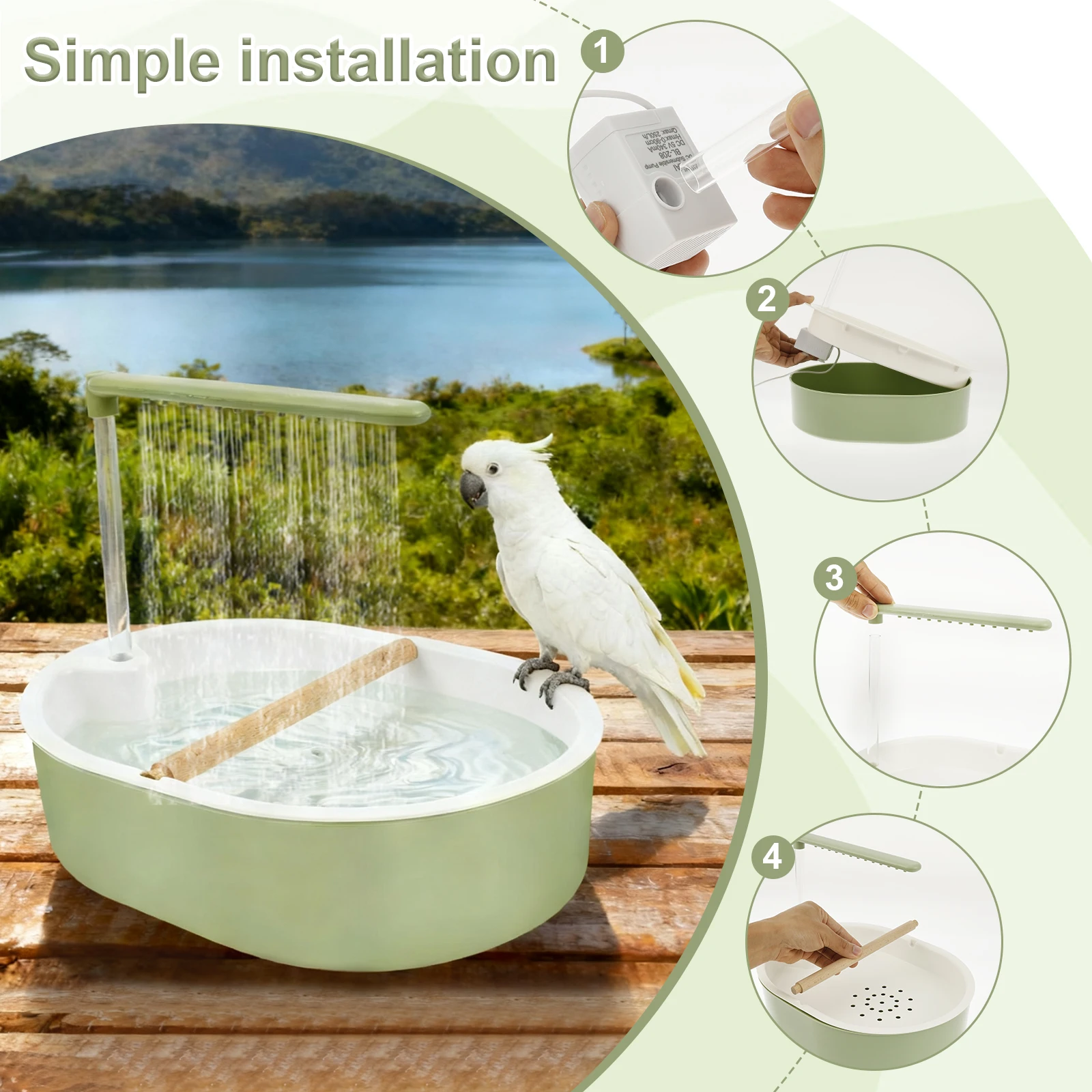 Parrot Automatische Vogelbadku - Pet Supplies Plus recensie en prijs