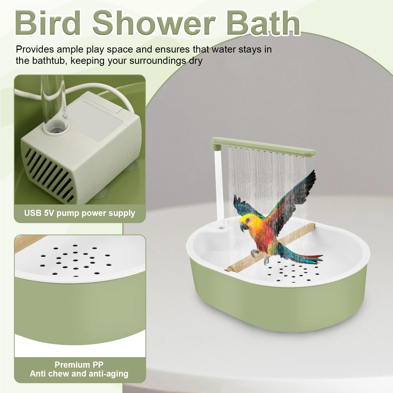 Parrot Automatische Vogelbadku - Pet Supplies Plus recensie en prijs