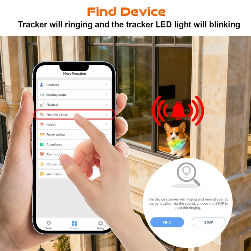 GPS Pet Tracker met kleurrijke - Pet Gps Tracker Collar recensie en prijs
