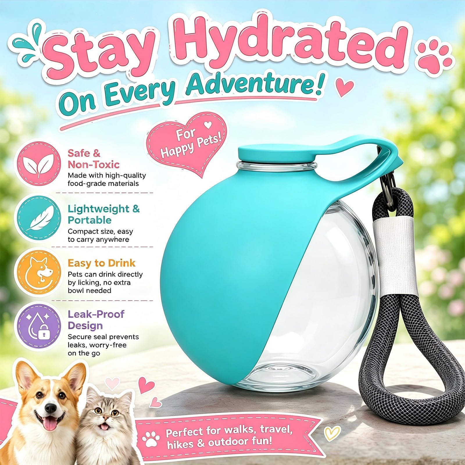 Nieuwe 2026 2-in-1 draagbare h - Pet Supplies Dog Food recensie en prijs