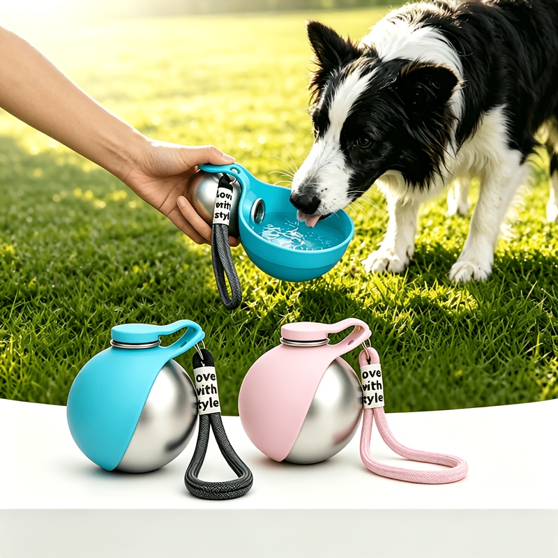 Hondenwaterfles RVS 285ml Draa - Pet Supplies Dog Food recensie en prijs