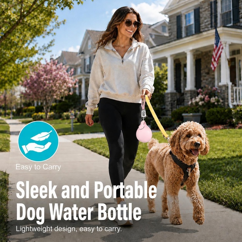 Hondenwaterfles RVS 285ml Draa - Pet Supplies Dog Food recensie en prijs